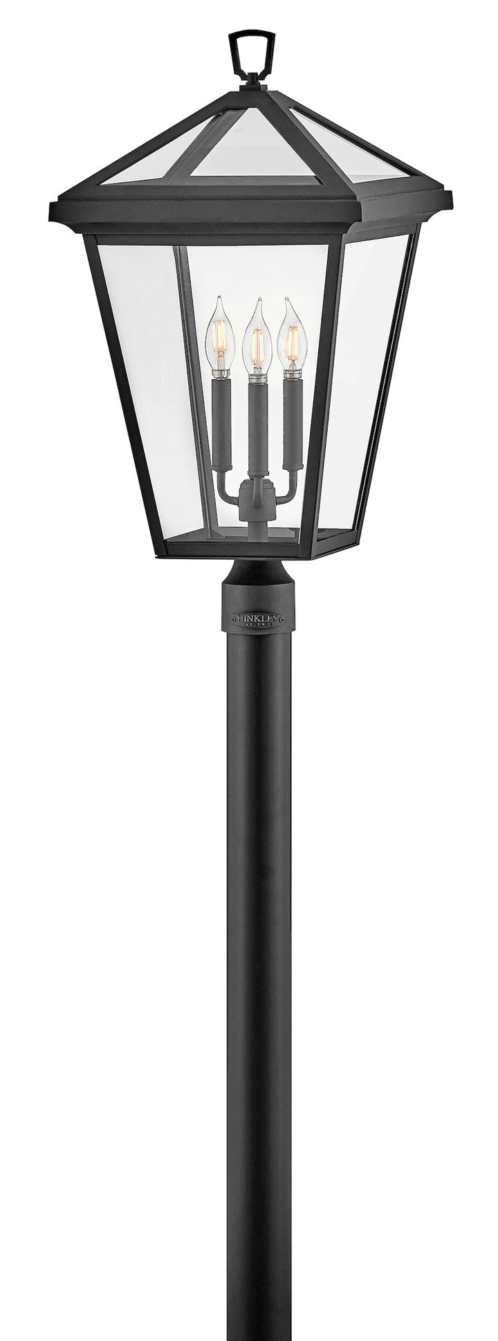 Hinkley Alford Place 120V Outdoor Post Mount in Museum Black (view 2)