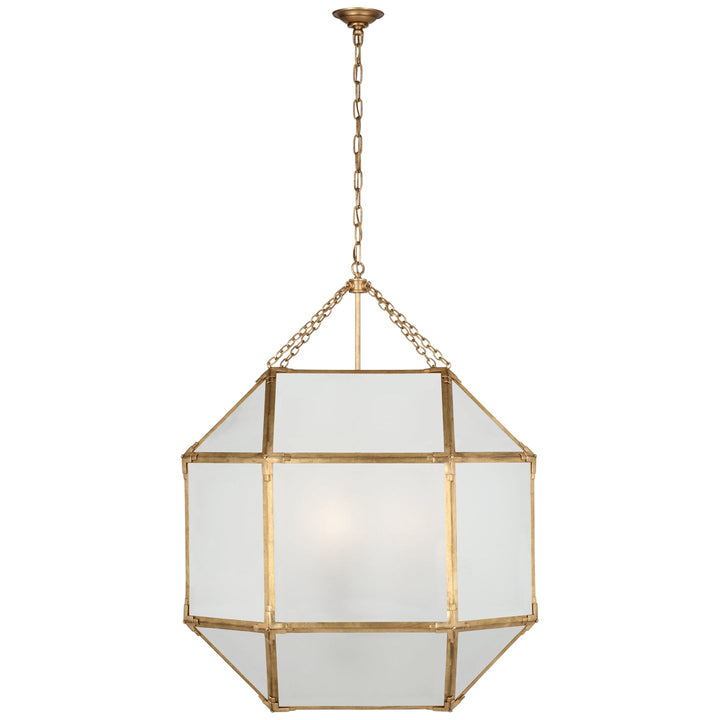 Visual Comfort Signature Morris Pendant in Gilded Iron (view 11)