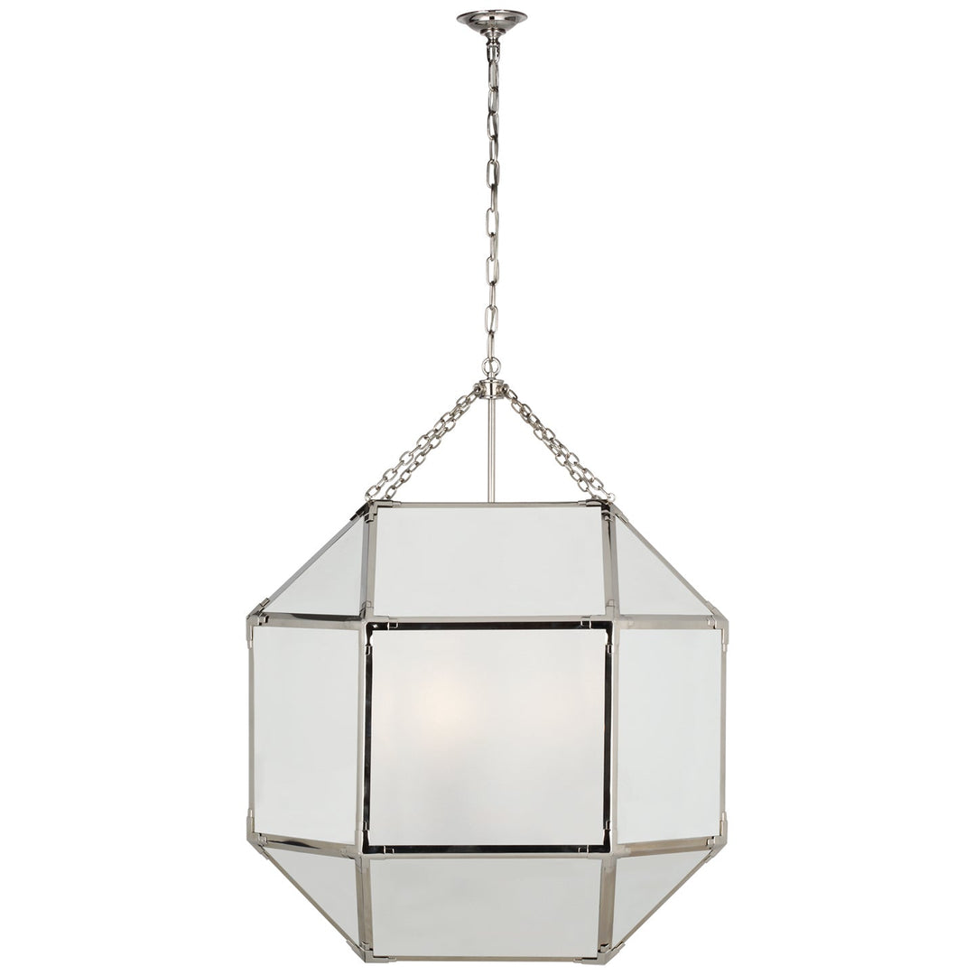 Visual Comfort Signature Morris Pendant in Polished Nickel (view 11)