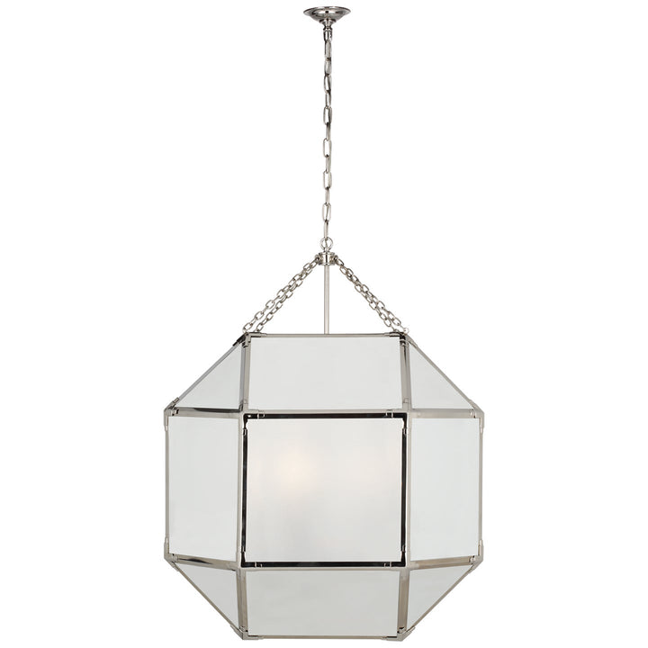 Visual Comfort Signature Morris Pendant in Polished Nickel (view 11)