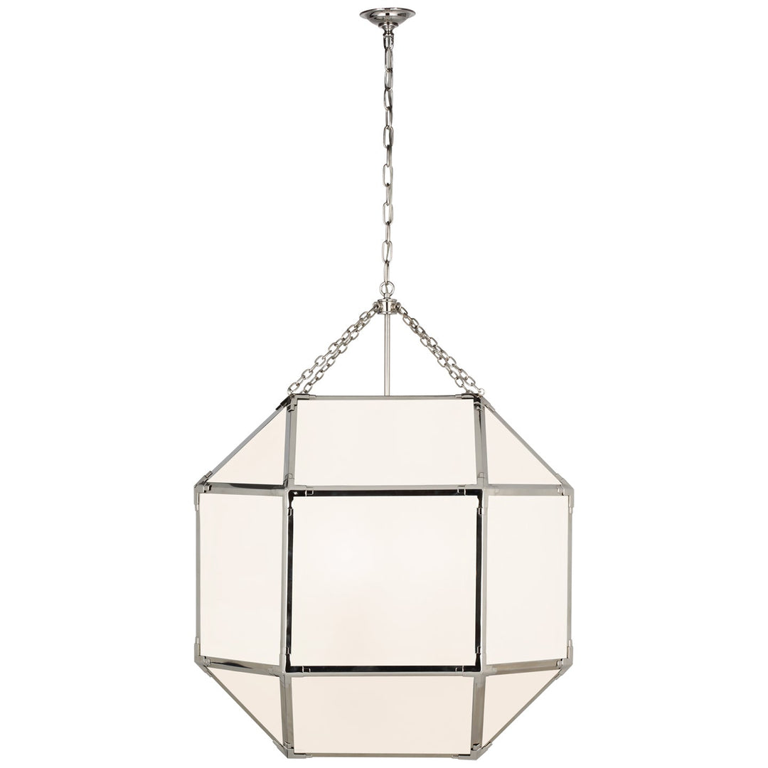 Visual Comfort Signature Morris Pendant in Polished Nickel (view 12)