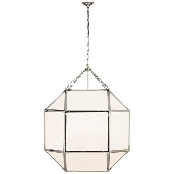 Visual Comfort Signature Morris Pendant in Polished Nickel (view 12)