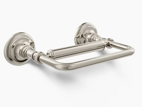 Clearance: Kohler K72573-SN Artifacts Pivoting Toilet Paper Holder in Polished Nickel