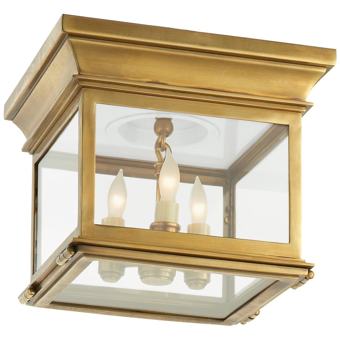 Visual Comfort Signature Club Square Ceiling Light (view 3)