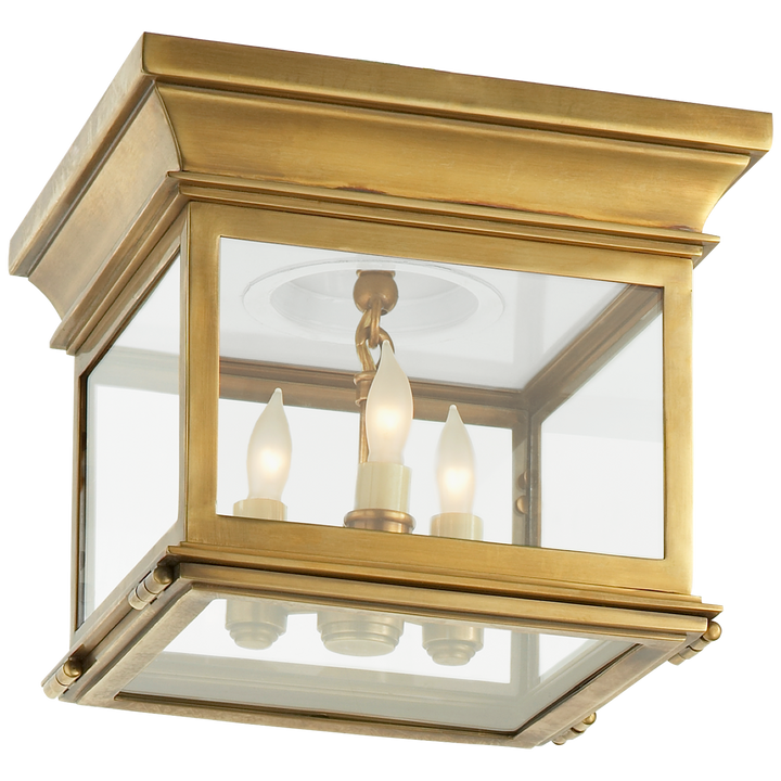 Visual Comfort Signature Club Square Ceiling Light (view 3)