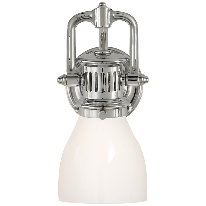 Chapman & Myers - SL2975PN-WG - Polished Nickel / White Glass