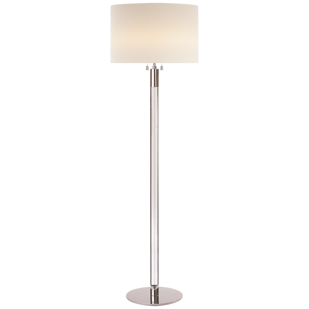 AERIN - ARN1005PN/CG-L - Polished Nickel / Crystal