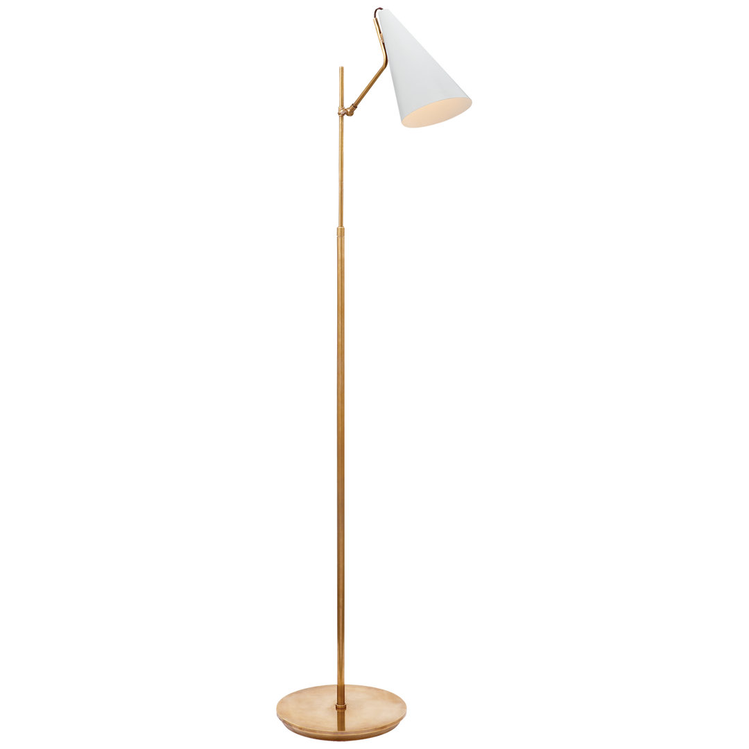 AERIN - ARN1010HAB-WHT - Hand-Rubbed Antique Brass / White