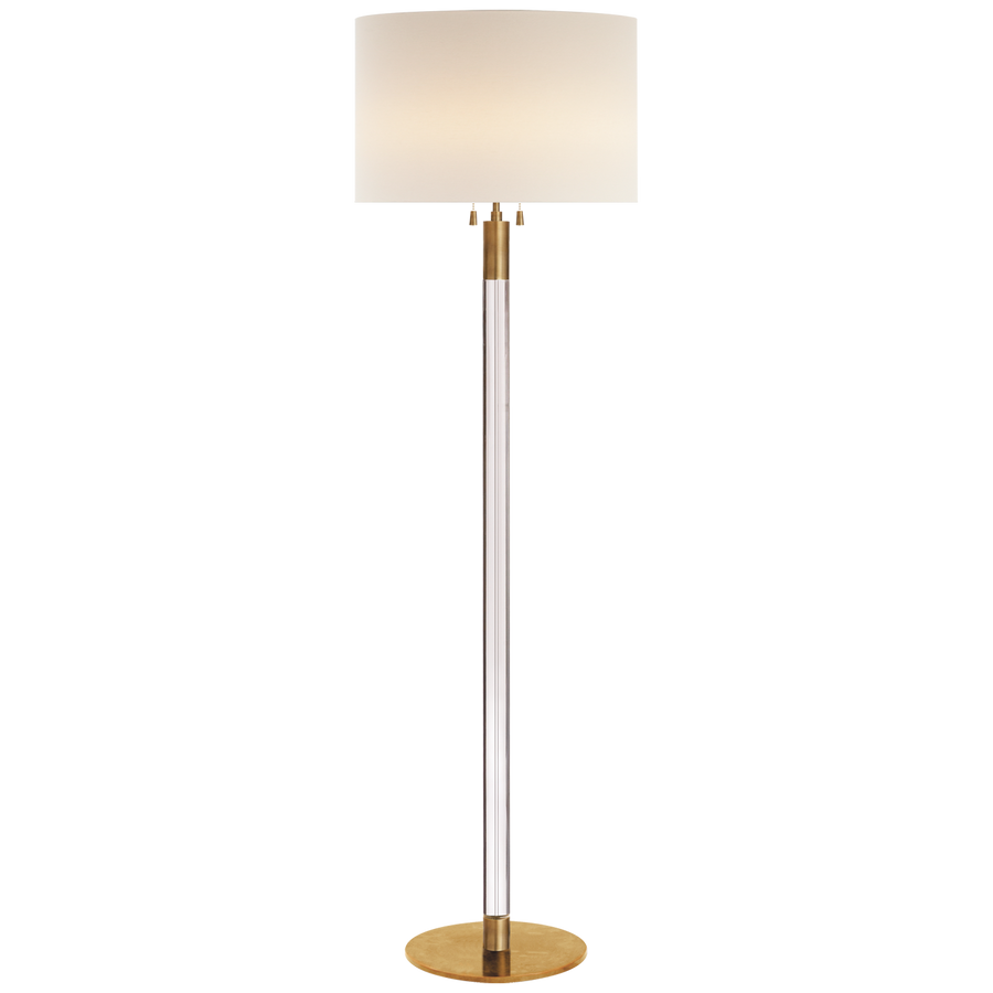 AERIN - ARN1005HAB/CG-L - Hand-Rubbed Antique Brass / Crystal