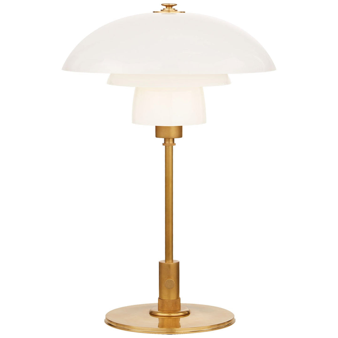 Thomas O'Brien - TOB3513HAB-WG - Hand-Rubbed Antique Brass / White Glass