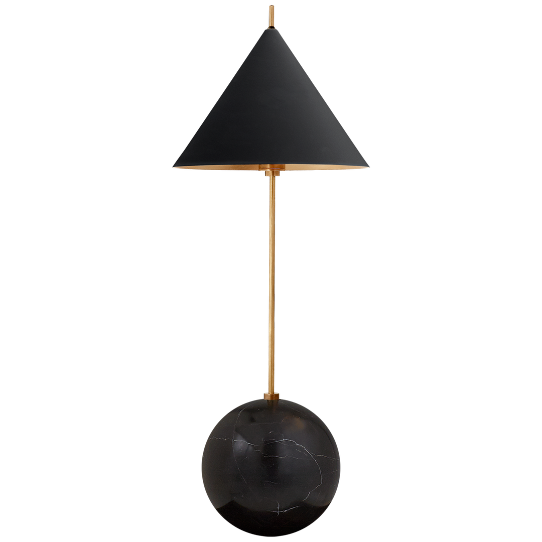 Kelly Wearstler - KW3118AB/BLK -  Antique-Burnished Brass