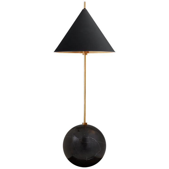 Kelly Wearstler - KW3118AB/BLK -  Antique-Burnished Brass