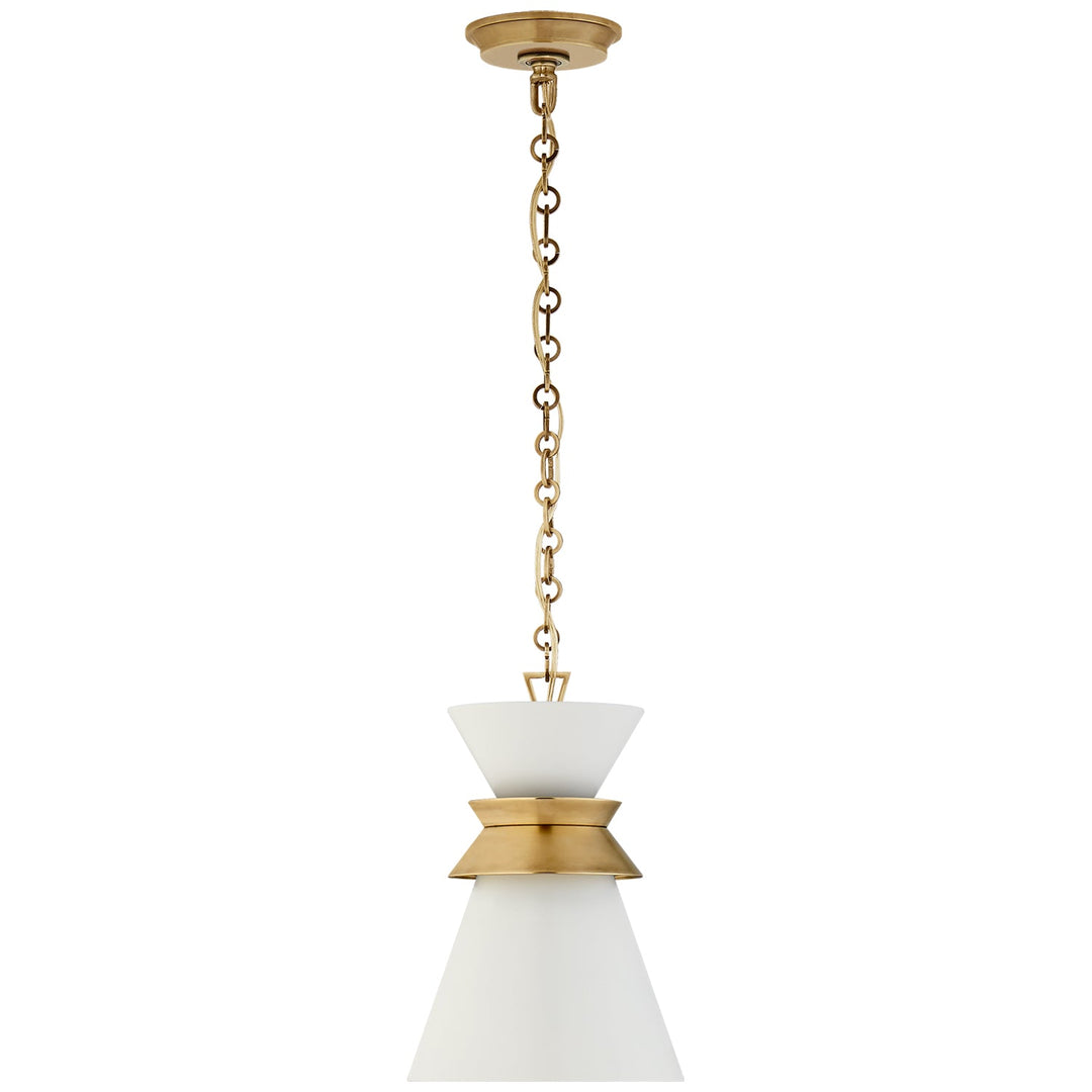 Chapman & Myers - CHC5240AB-WHT - Matte White / Antique Burnished Brass