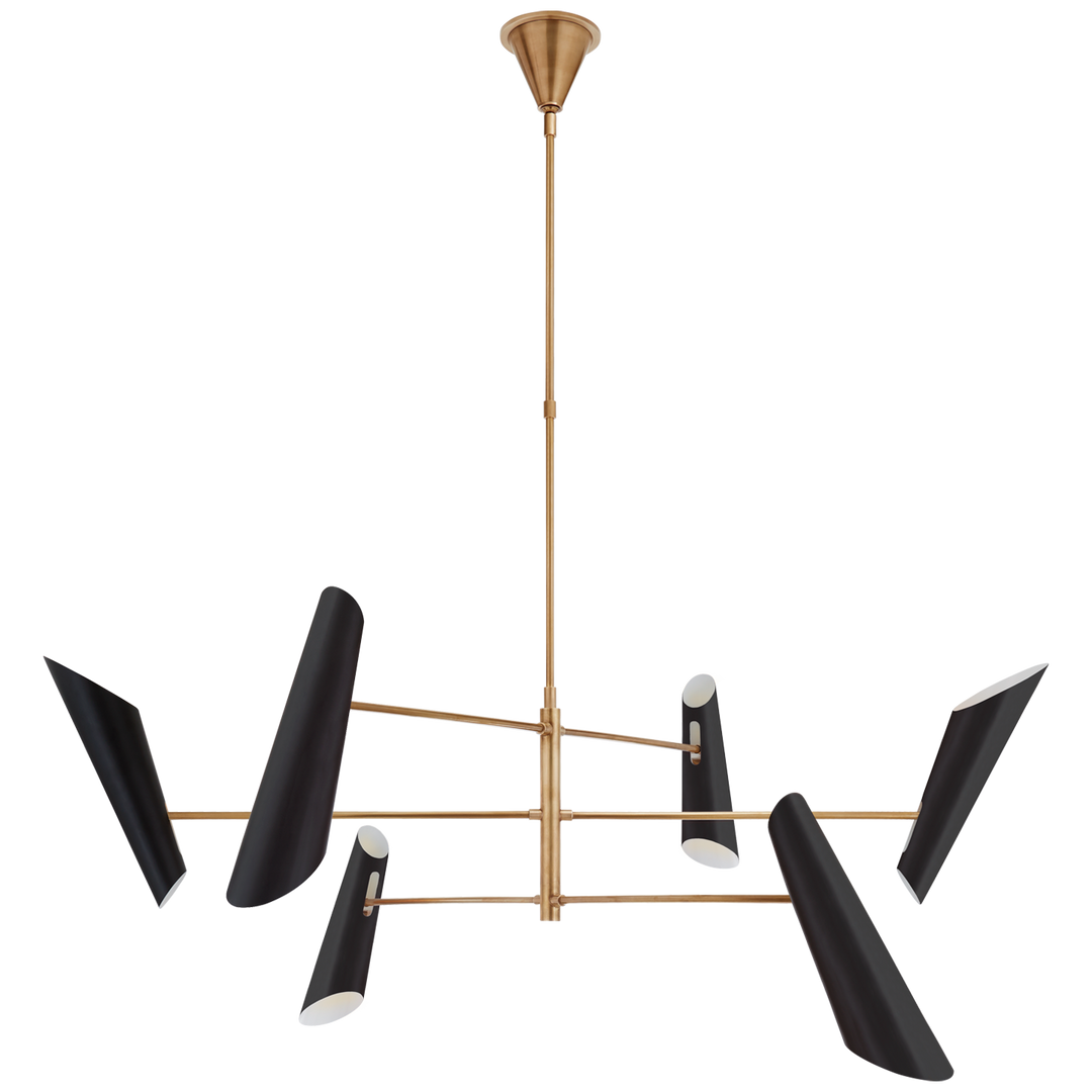 AERIN - ARN5411HAB-BLK - Hand-Rubbed Antique Brass