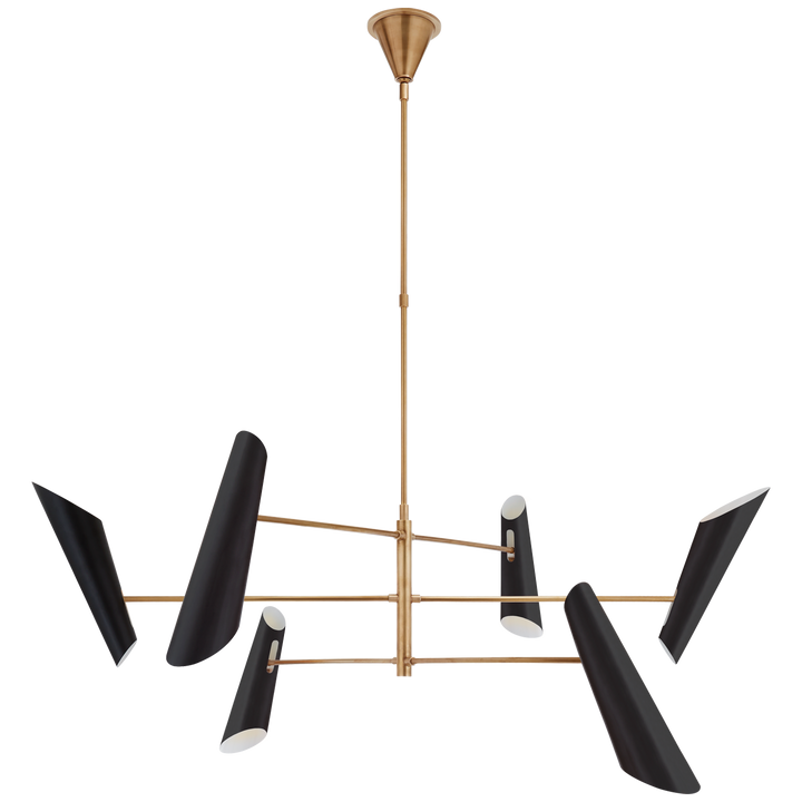 AERIN - ARN5411HAB-BLK - Hand-Rubbed Antique Brass