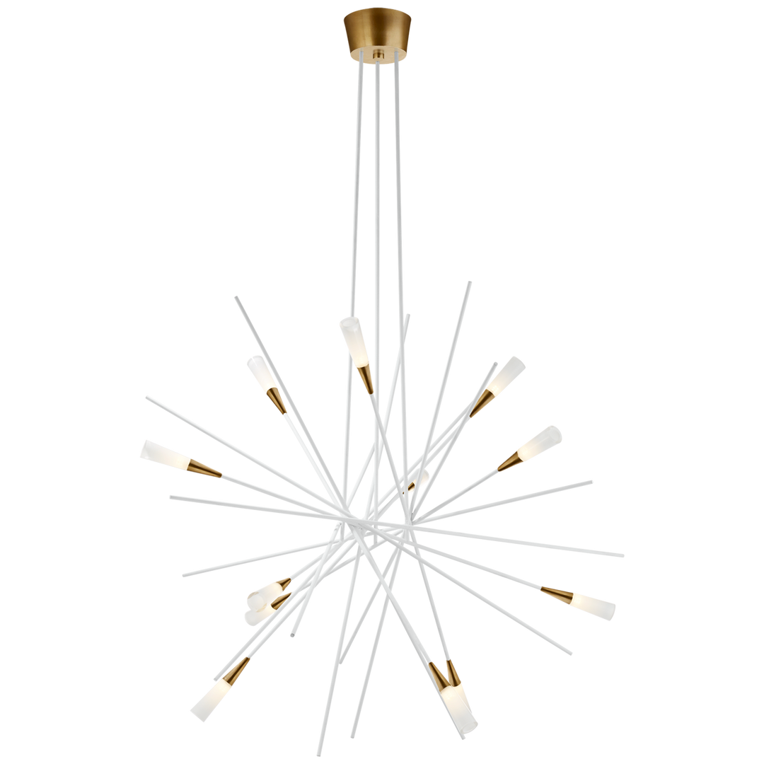 Chapman & Myers - CHC5600WHT - Matte White / Antique Brass