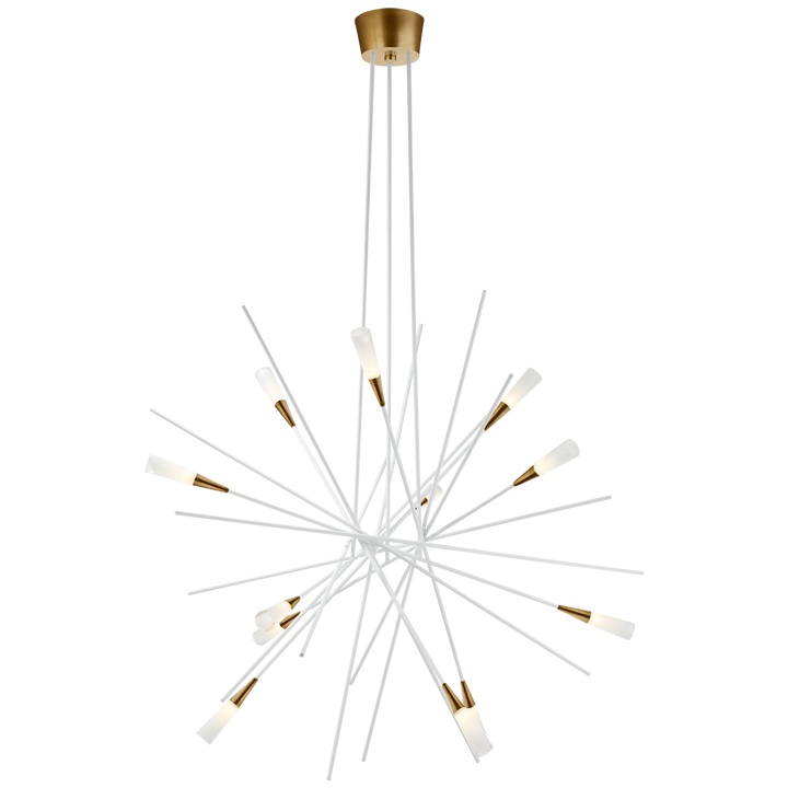 Chapman & Myers - CHC5600WHT - Matte White / Antique Brass