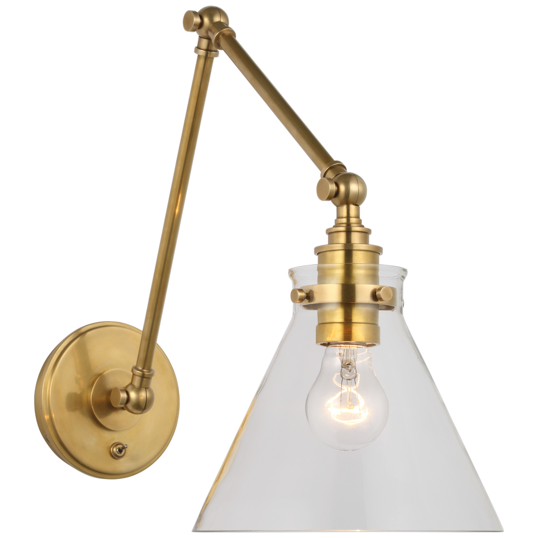 Chapman & Myers - CHD2526AB-CG - Antique-Burnished Brass / Clear Glass