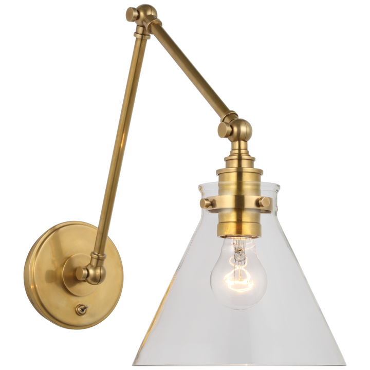 Chapman & Myers - CHD2526AB-CG - Antique-Burnished Brass / Clear Glass