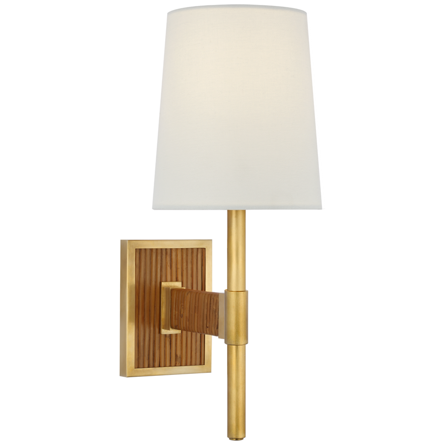 Suzanne Kasler - SK2555HAB/DRT-L - Hand-Rubbed Antique Brass / Dark Rattan