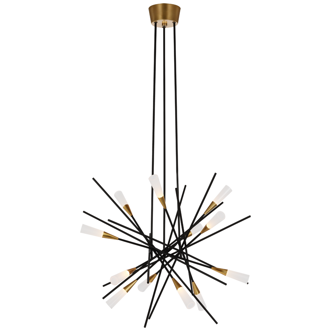 Chapman & Myers - CHC5605BLK - Matte Black / Antique Brass