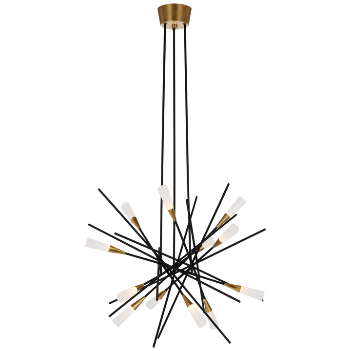 Chapman & Myers - CHC5605BLK - Matte Black / Antique Brass