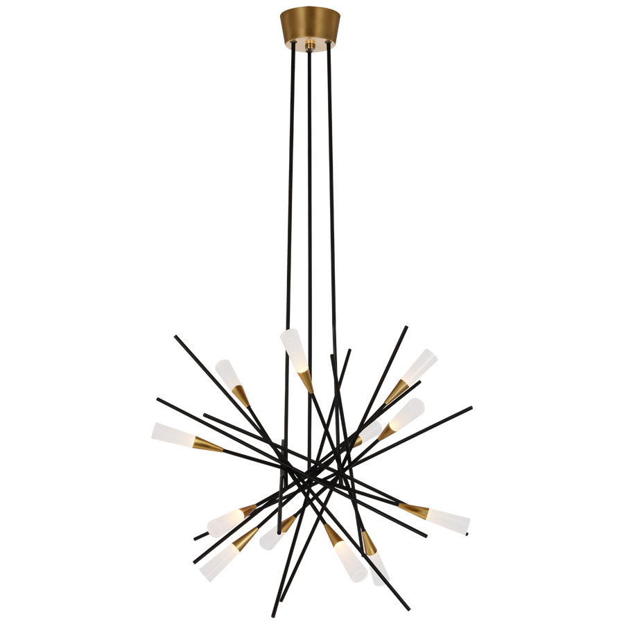 Chapman & Myers - CHC5605BLK - Matte Black / Antique Brass