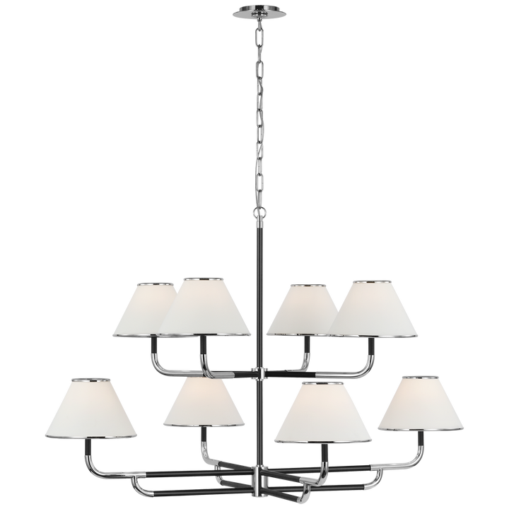 Marie Flanigan - MF5057PN/EB-L - Polished Nickel / Ebony