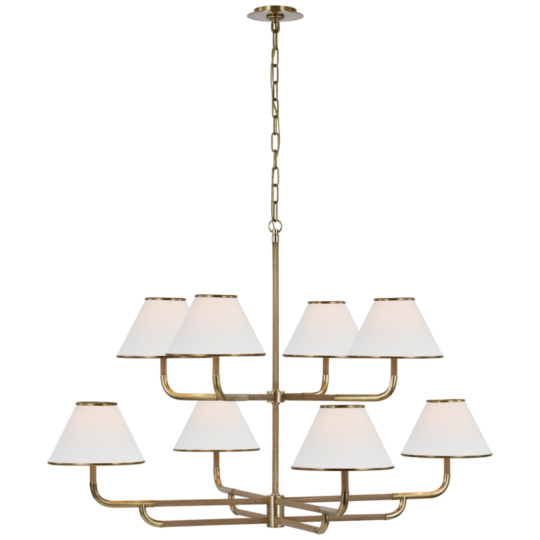 Marie Flanigan - MF5057SB/NO-L - Soft Brass / Natural Oak