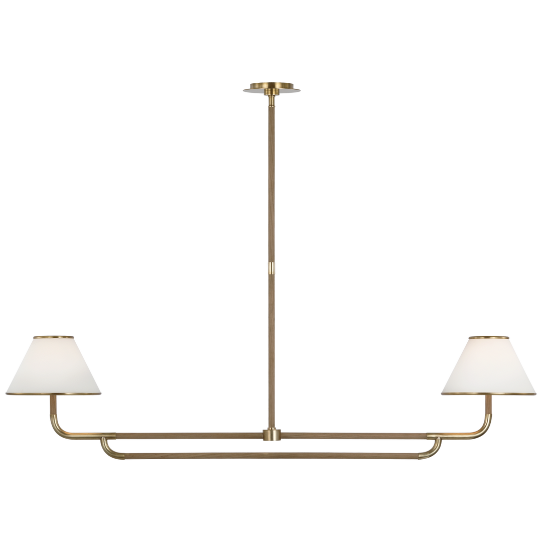 Marie Flanigan - MF5059SB/NO-L - Soft Brass / Natural Oak