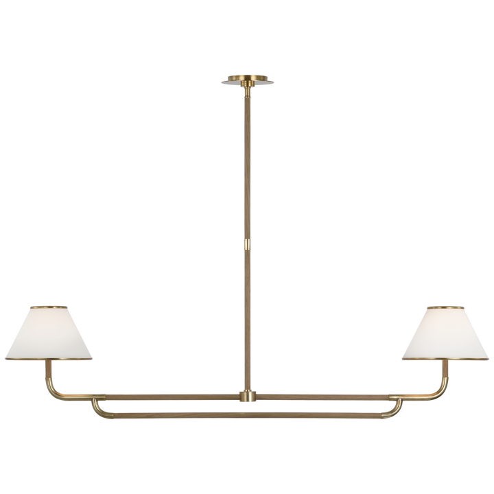 Marie Flanigan - MF5059SB/NO-L - Soft Brass / Natural Oak