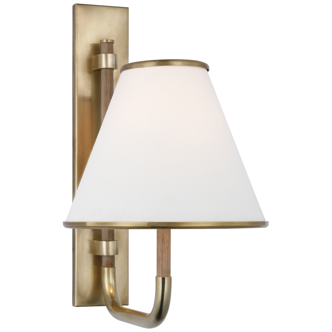 Marie Flanigan - MF2055SB/NO-L - Soft Brass / Natural Oak