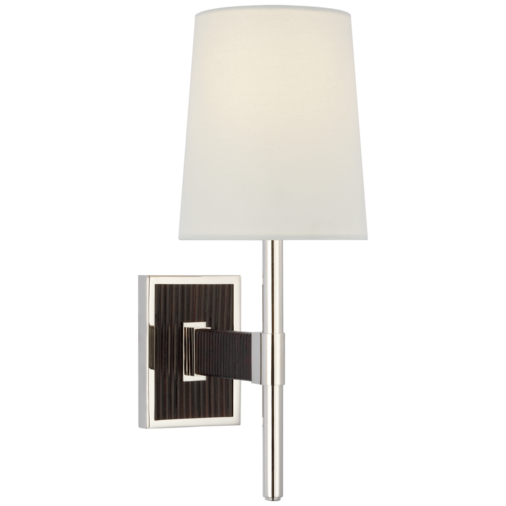 Suzanne Kasler - SK2555PN/BRT-L - Polished Nickel / Black Rattan