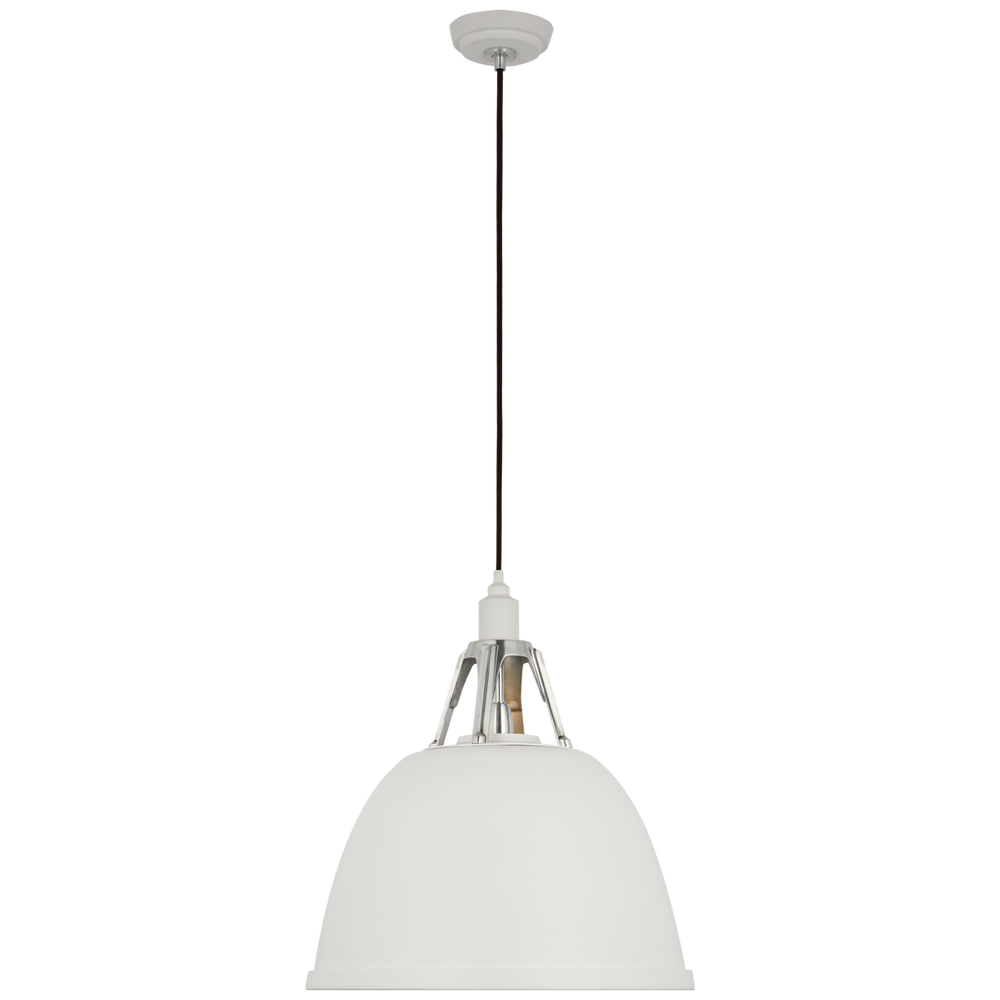 Thomas O'Brien - TOB5640WHT/PAL - Polished Aluminum