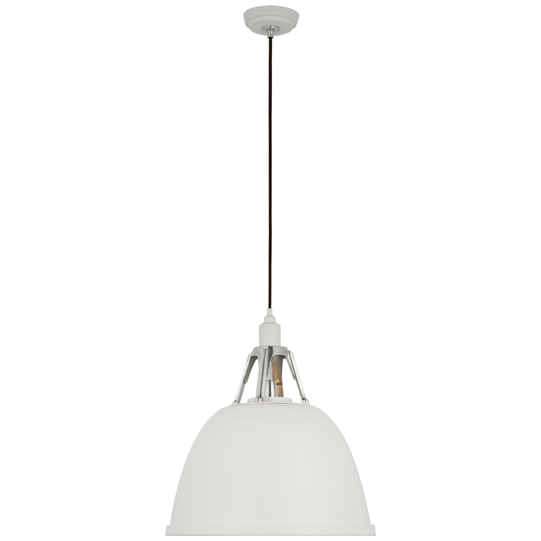 Thomas O'Brien - TOB5640WHT/PAL - Polished Aluminum