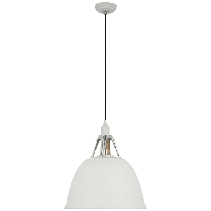 Thomas O'Brien - TOB5640WHT/PAL - Polished Aluminum