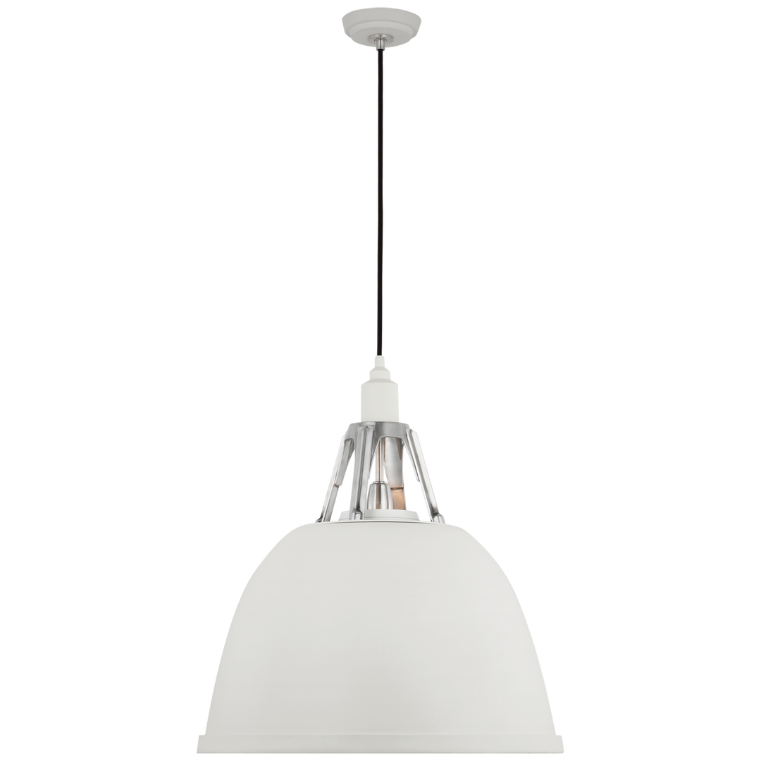 Thomas O'Brien - TOB5642WHT/PAL - Polished Aluminum