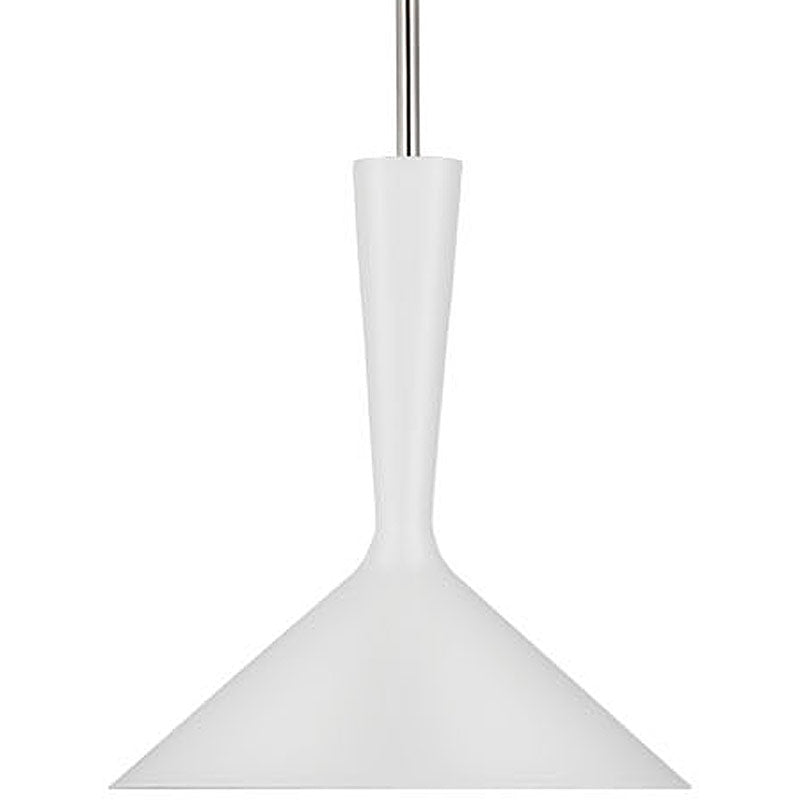 AERIN - ARN5540WHT/PN - Polished Nickel / Matte White