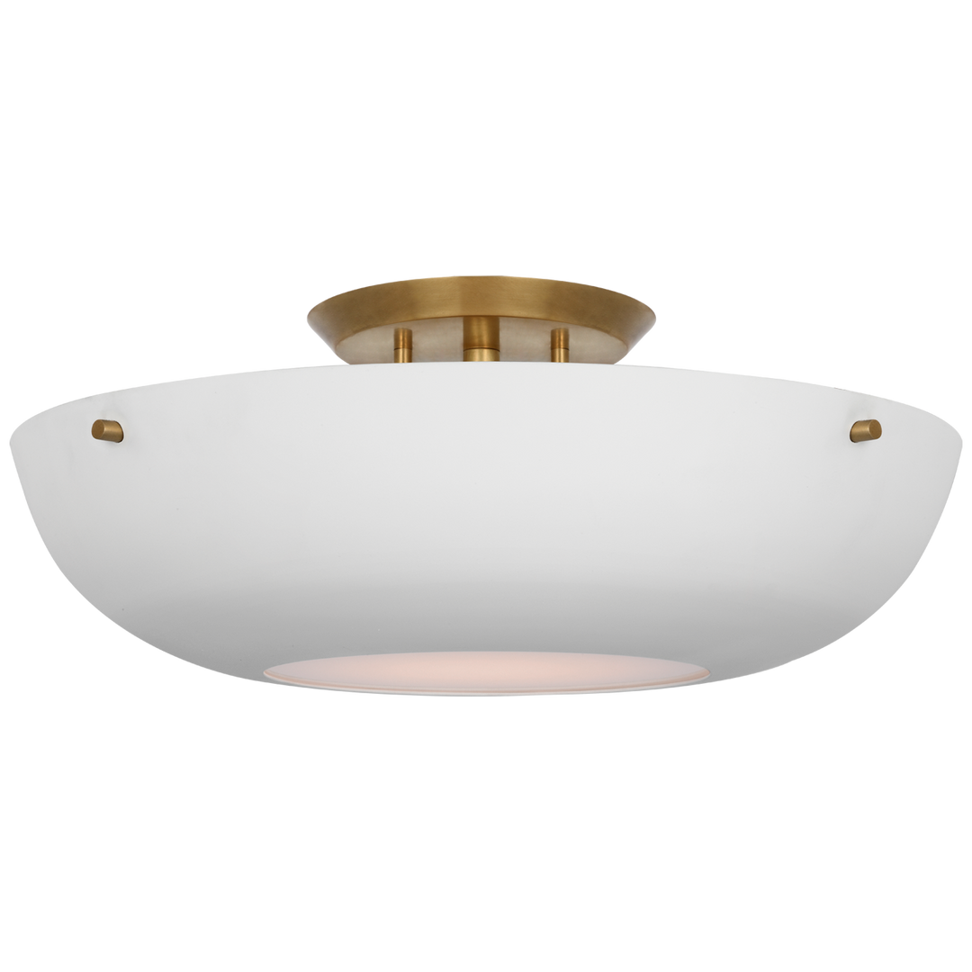AERIN - ARN4520HAB-WHT - Hand-Rubbed Antique Brass