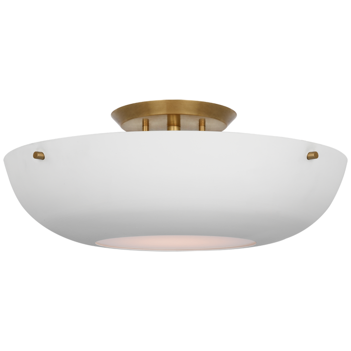 AERIN - ARN4520HAB-WHT - Hand-Rubbed Antique Brass