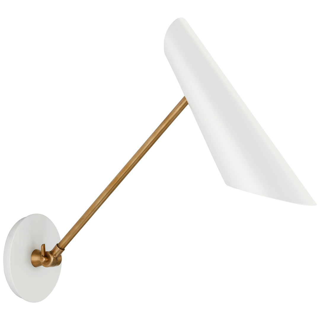 AERIN - ARN2412HAB-WHT - Hand-Rubbed Antique Brass