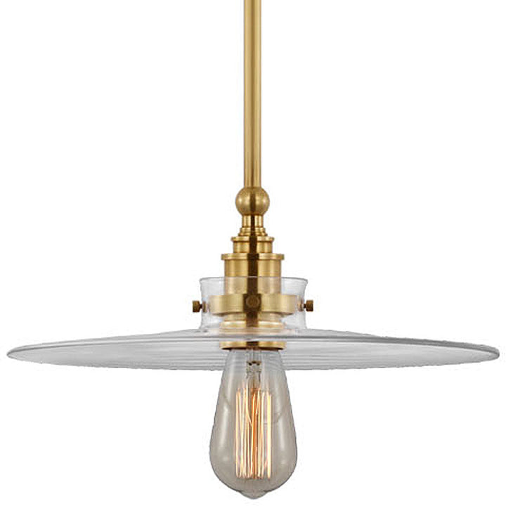 Chapman & Myers - CHC5526AB-CG - Antique-Burnished Brass / Clear Glass