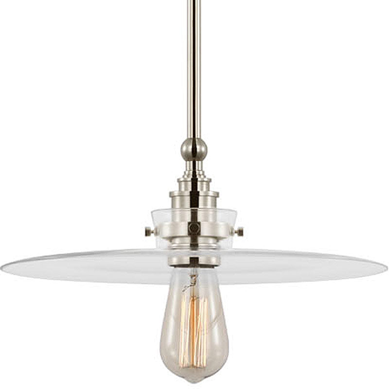 Chapman & Myers - CHC5526PN-CG - Polished Nickel / Clear Glas
