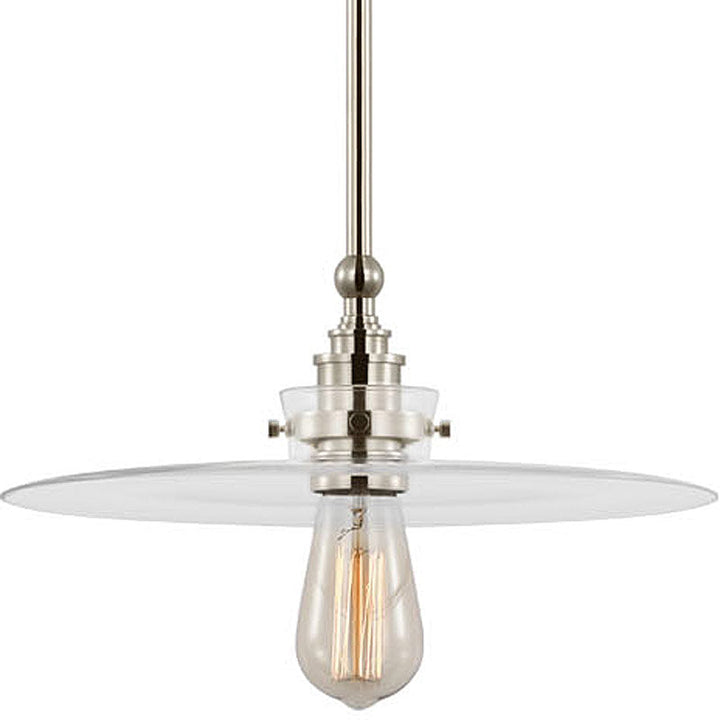 Chapman & Myers - CHC5526PN-CG - Polished Nickel / Clear Glas