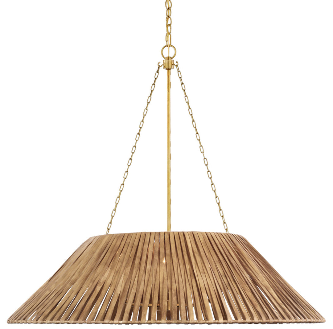 Marie Flanigan - MF5035SB-NTW - Natural Wicker / Soft Brass