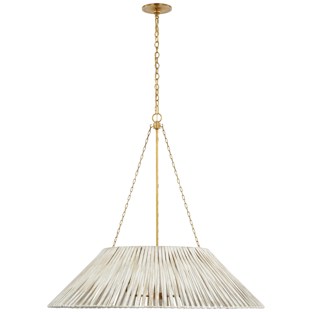 Marie Flanigan - MF5035SB-WW - White Wicker / Soft Brass