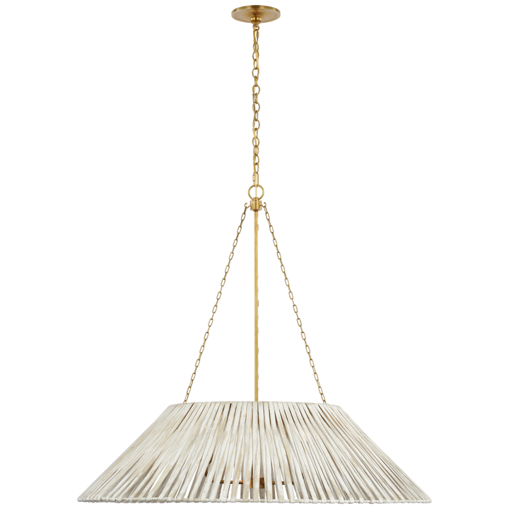 Marie Flanigan - MF5035SB-WW - White Wicker / Soft Brass