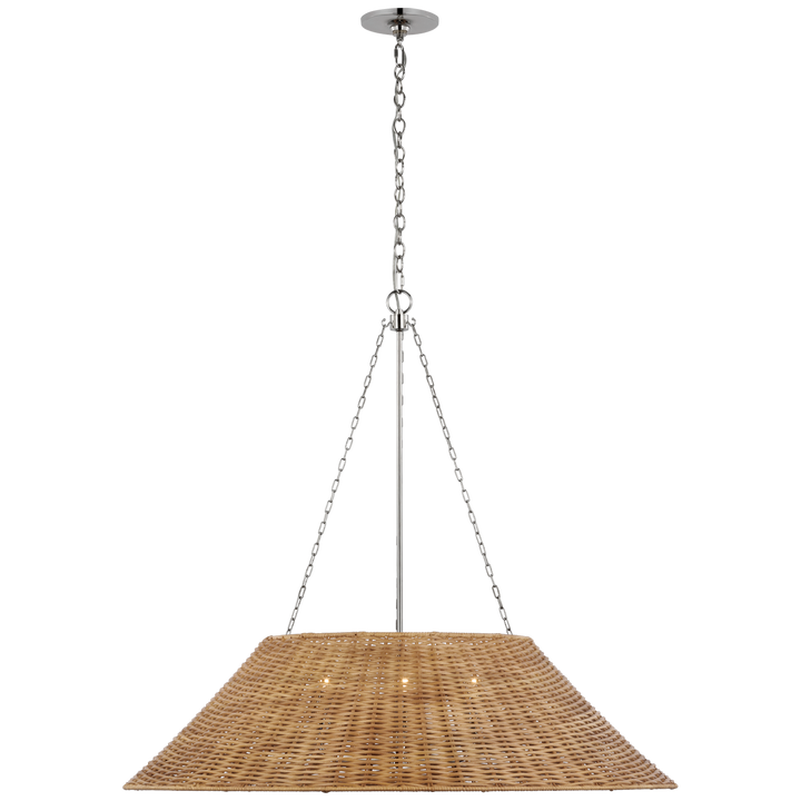 Marie Flanigan - MF5036PN-NTW - Natural Wicker / Polished Nicke