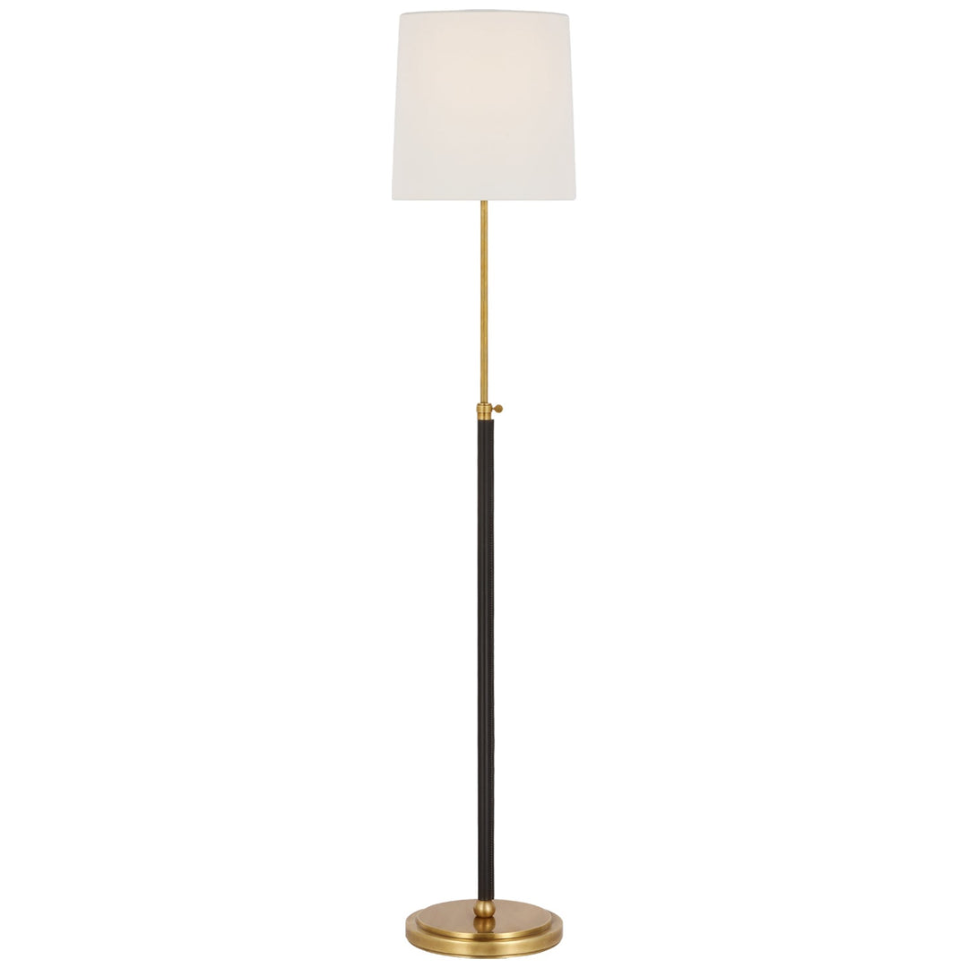 Thomas O'Brien - TOB1580HAB/CHC-L - Hand-Rubbed Antique Brass / Chocolate Leather