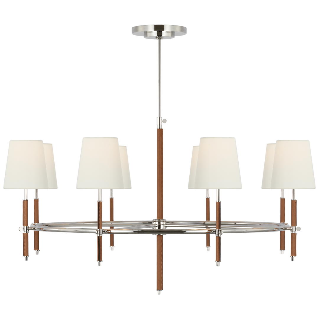 Thomas O'Brien - TOB5588PN/NAT-L - Polished Nickel / Natural Leather